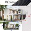 2025 V380Pro 8MP 4K Solar-Akku-WLAN-Kamera Außenbereich Auto-Tracking Personenerkennung Solarenergie Überwachung Drahtlose Kamera
