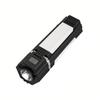 Portable camping 3000mAh handheld light USB charging flashlight hanging tent foldable LED for hiking emergency situations Lamp