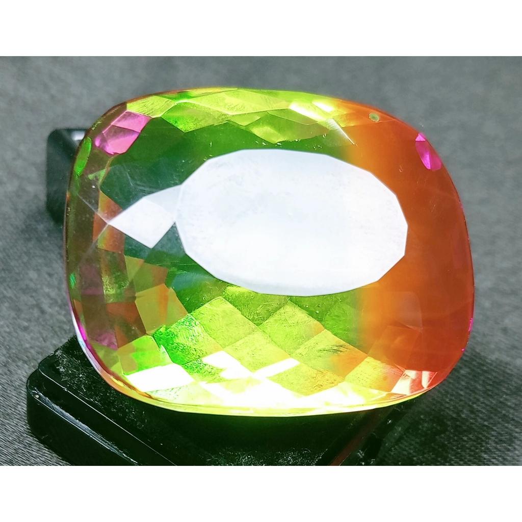 Fabulous Natural Bi-Color Tourmaline 112-114 Ct Cushion Cut Certified Gemstone