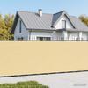 Balcony Privacy Screen 1.2 X 15 M Fabric with PU Coating Beige