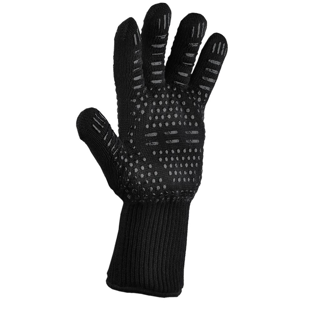 Grillhandschuhe, hohe Temperaturbeständigkeit, Ofenhandschuhe, 500–800 Grad, feuerfeste Grill-Wärmeisolierung, Mikrowellen-Ofenhandschuhe
