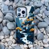Luxury Sunset Island Scenery Phone Case for iphone 13 Mini 12 11 Pro Max 15 14 Pro Max Plus Landscape Matte Laser Covers Fundas