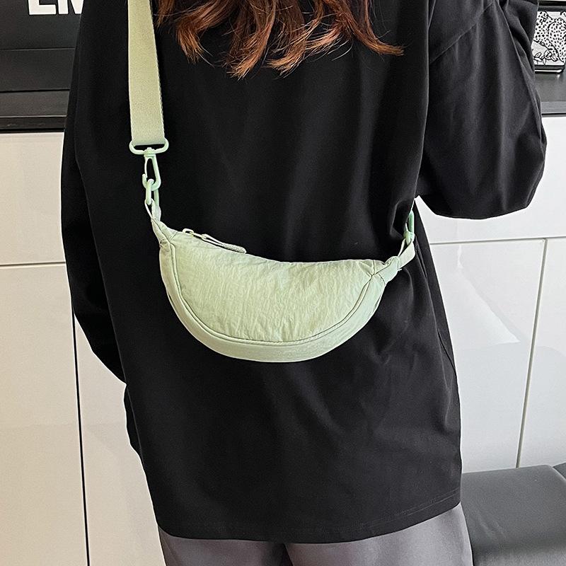 

Сумка подмышку на одно плечо Женская новая повседневная спортивная сумка-мессенджер светло-зеленый