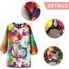 Paint Apron for Children Art Apron - Waterproof Long Sleeved Cover Children's Apron, Childrens Drawing Kindergarten WQ005