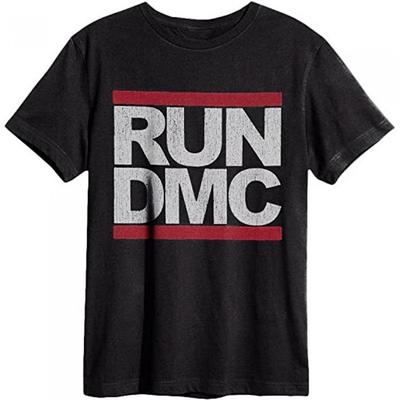 Amplified Unisex Adult Run DMC Logo T-Shirt