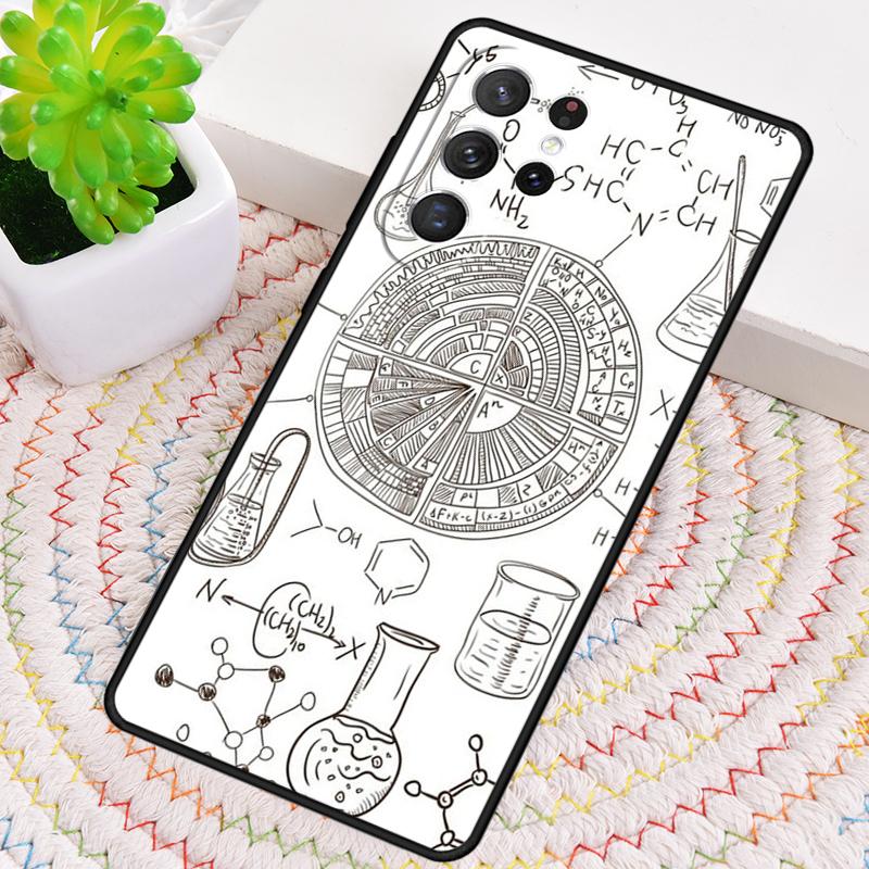 Chemistry elements Phone Case for Samsung Galaxy note 10 pro S26 Ultra S23 S24 FE S25 S21 S22 PLUS shockproof Cove