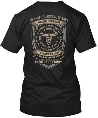 Veterinarian TTshirt Made In the USA Size S To 5XL