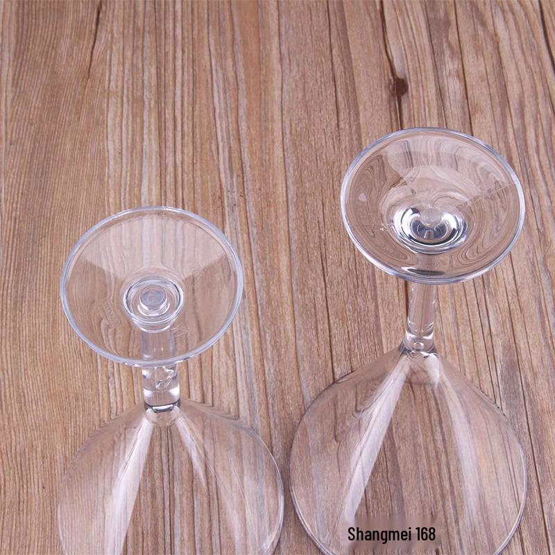 Transparente Acryl-Cocktailgläser - Martini, Margarita, Dreieckig, Hoher Stiel, Bar- & KTV-Stile