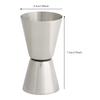 Jigger à cocktail double tête en acier inoxydable 20/40 ml Tasse à mesurer Once Tasse à mesurer d'alcool