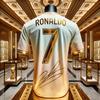 2026 Neu Heiß Verkauft Ronaldo Mode Fußball Superstar Gedenk Kollektion Sport Trikot Täglich Outdoor Atmungsaktiv T-Shirt