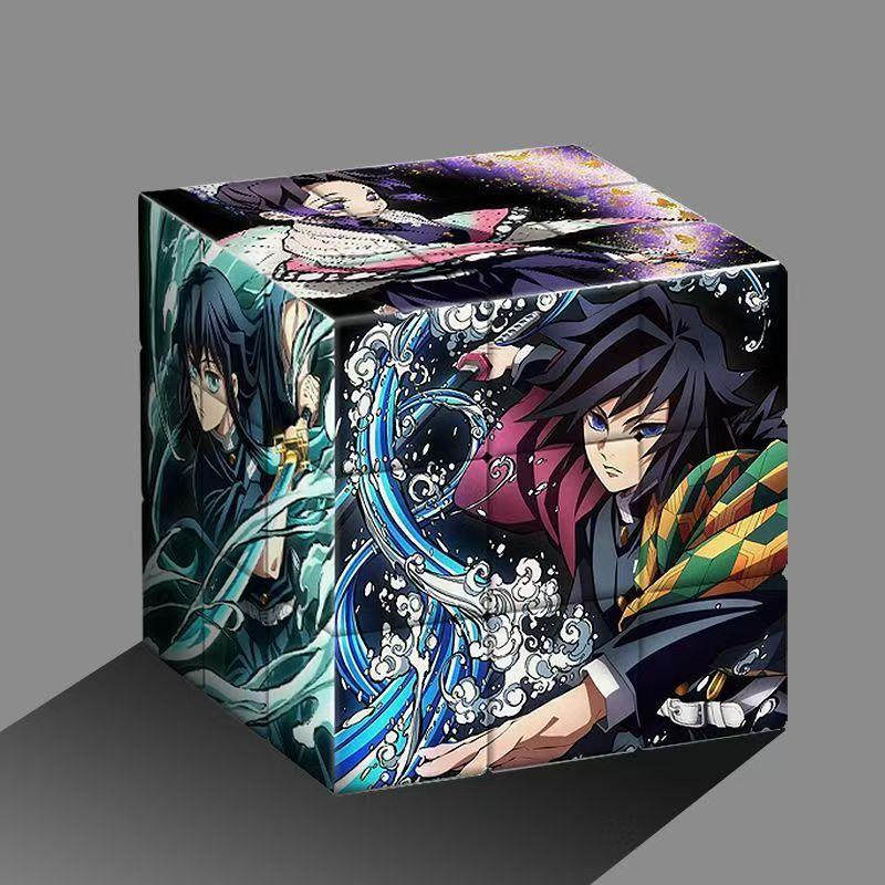 

Demon Slayer Anime 3x3 Magic Cube Puzzle Toy Gift for Fans Stress Relief Game