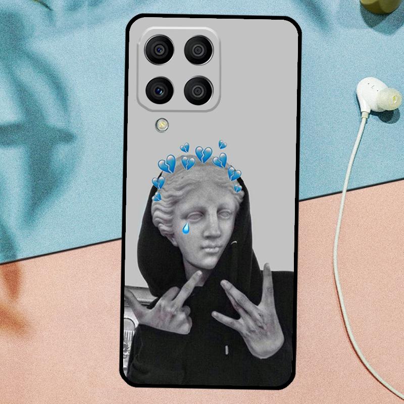 Famous Aesthetic Statue For Samsung Galaxy M33 M35 M55 M15 M12 M13 M14 M34 M54 M53 M21 M31 M11 M32 M52 M06 M16 Case