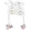 Les Trésors De Lily [C9554] - Silver BO 'Spirals' Light Amethyst
