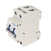 2P Miniature Circuit Breaker Flame Retardant Short Circuit Protection Disconnect Switch for Solar PV