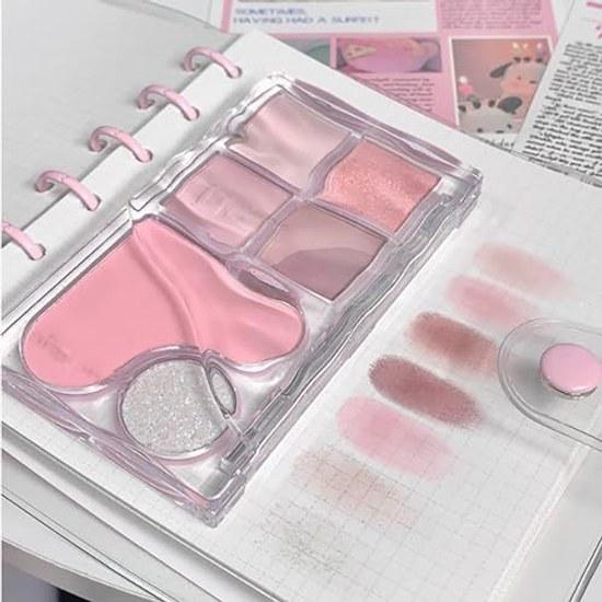 Eyeshadow paletteEye makeupEyeshadowCosmeticsMatte typeEyeshadowSmooth clear colorEasy eyeshadowFor gifting (Light pink)