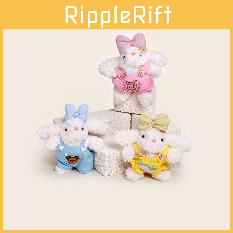 Ear Lop Rompers Cartoon Plush Keychain Healing Doll Bag Decoration Use Daily