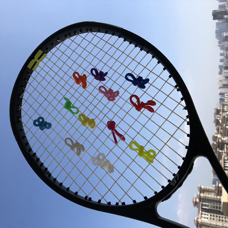 Lot Long Shape Tennis Racket Damper Shock Absorber Tenis Racquet Vibration Dampeners To Reduce Tennis Raqueta Shock