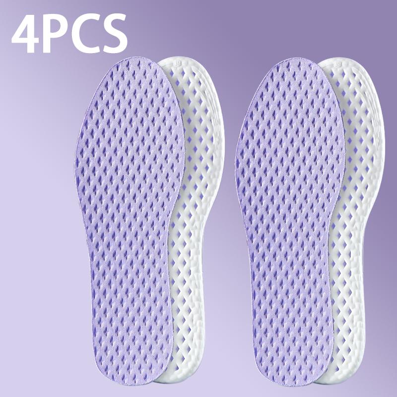 mesh breathable sports insoles Men's Women's summer cool insole Feet Running Sports Memory foam Shoe Sole Anti-odour Shoes Pads