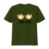 Halloween Süß Lustig Geist Boo Bienen T-Shirt Humorvoller Aufdruck Für Festlichen Spaß Vintage Oberteil Für Den Alltag Lässig
