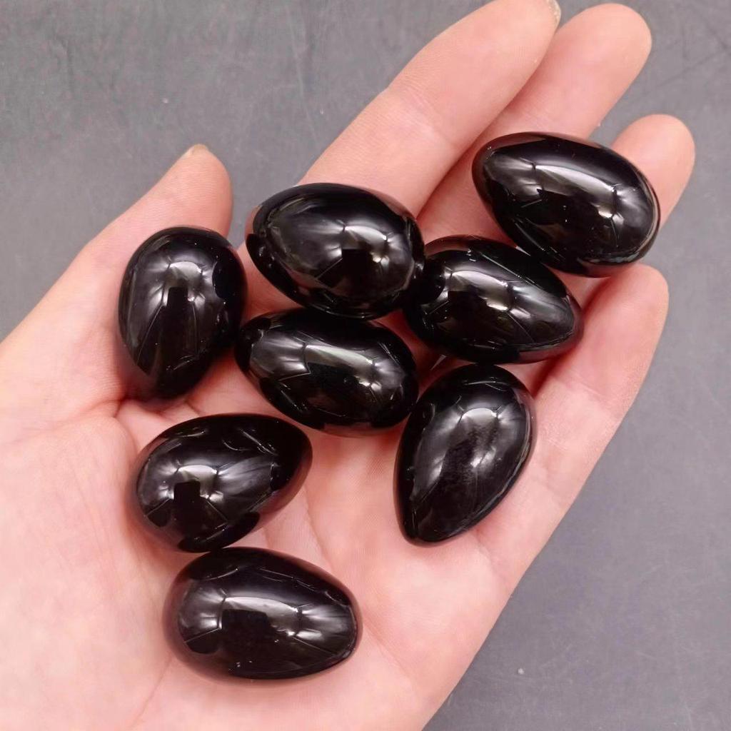 Färgstarka Fågeläggstenar: Kattöga, Agat, Jade, Röd Jaspis, Obsidian, Opal