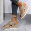 Fashion Summer Women's Sandals Fashion Wedge Platform Sandalias Fish Mouth High Heeled Sandals for Women Open Toe Sandals Sandalia Mujer