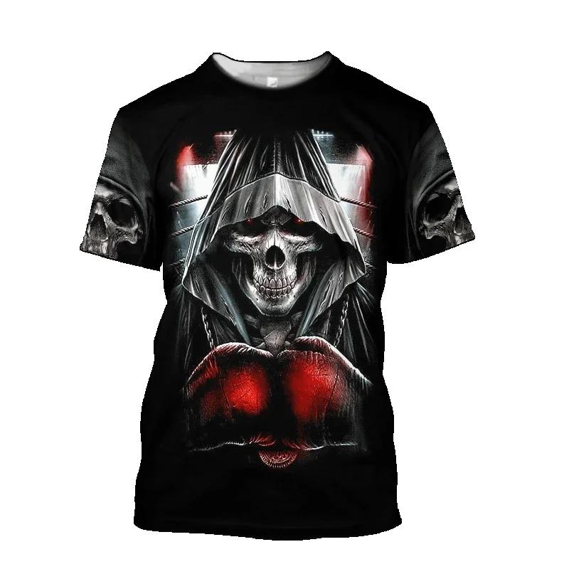 Boxing Training Women's T-shirt Quick Dry Loose Casual Sports Tough Guy Style Men Round Neck Short Sleeve Oversized Comfortable Clothing