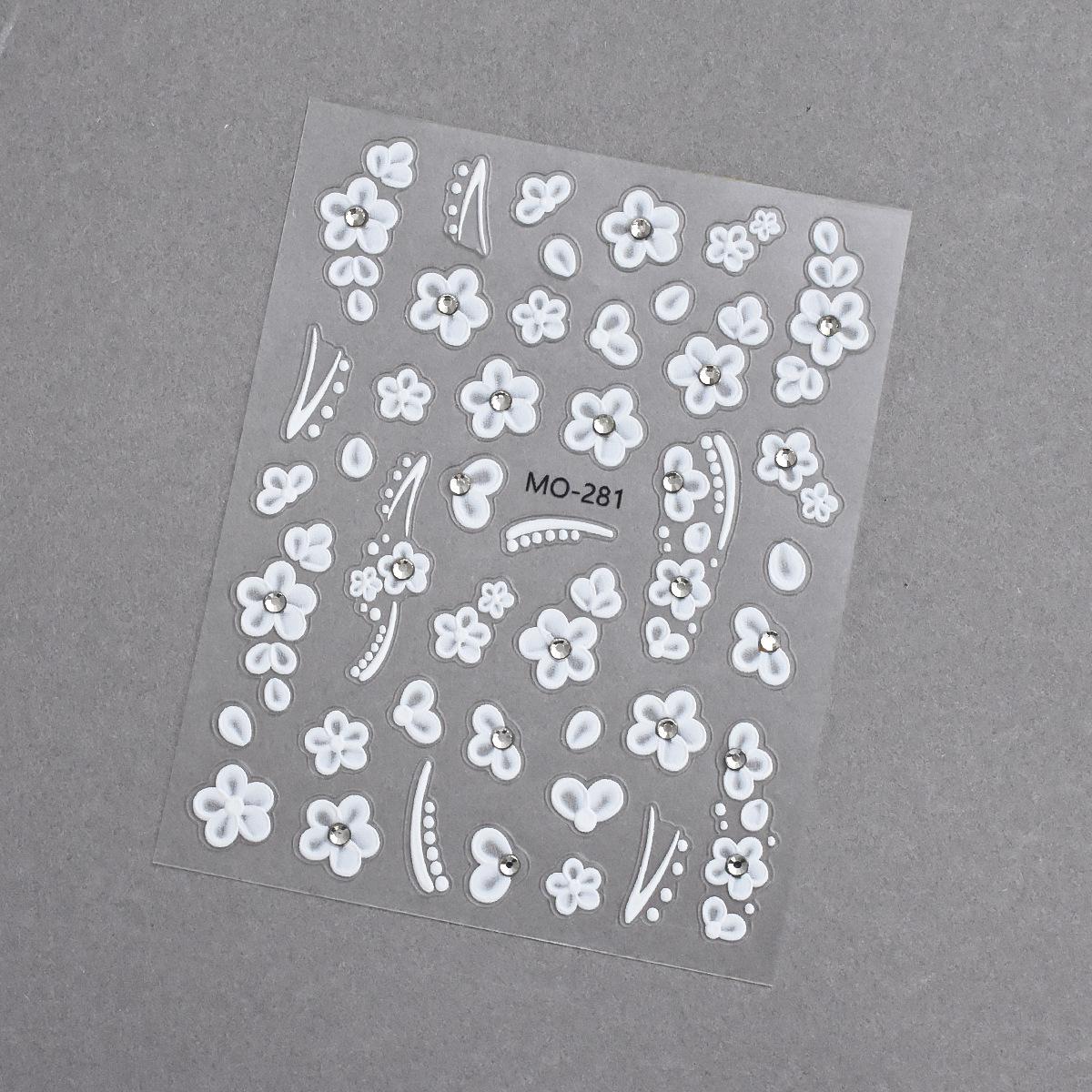 

Тисненые наклейки для ногтей «Кристальный бриллиант», самоклеящиеся и полупрозрачные