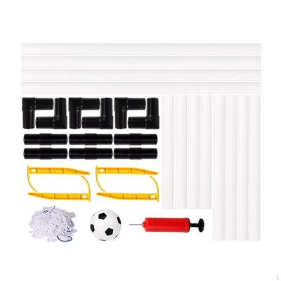 Kinder Fußballtore Set für den Garten, mit Ball Faltbar Tragbar Spielzeug Tornetz Fußball