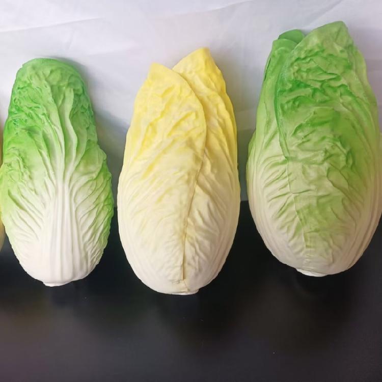 Artificial Chinese Cabbage Realistic Chinese Cabbage Vegetable Kitchen Decoration for Home Party Decoration