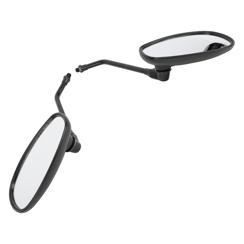 1 Pair Motorcycle Rear View Mirror 360 Degree Adjustable Handlebar Side Mirror with M8 M10 Threaded