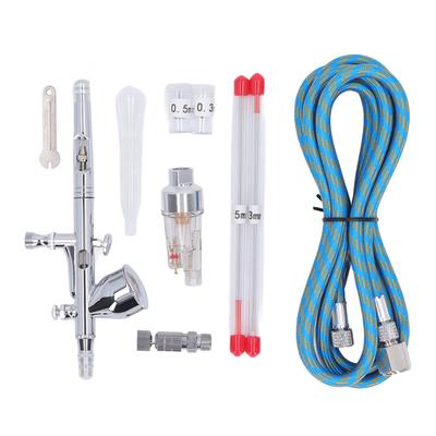 Airbrush Kit Multifunction Dual Action Strong Copper Simple Operation Airbrush Set for Painting