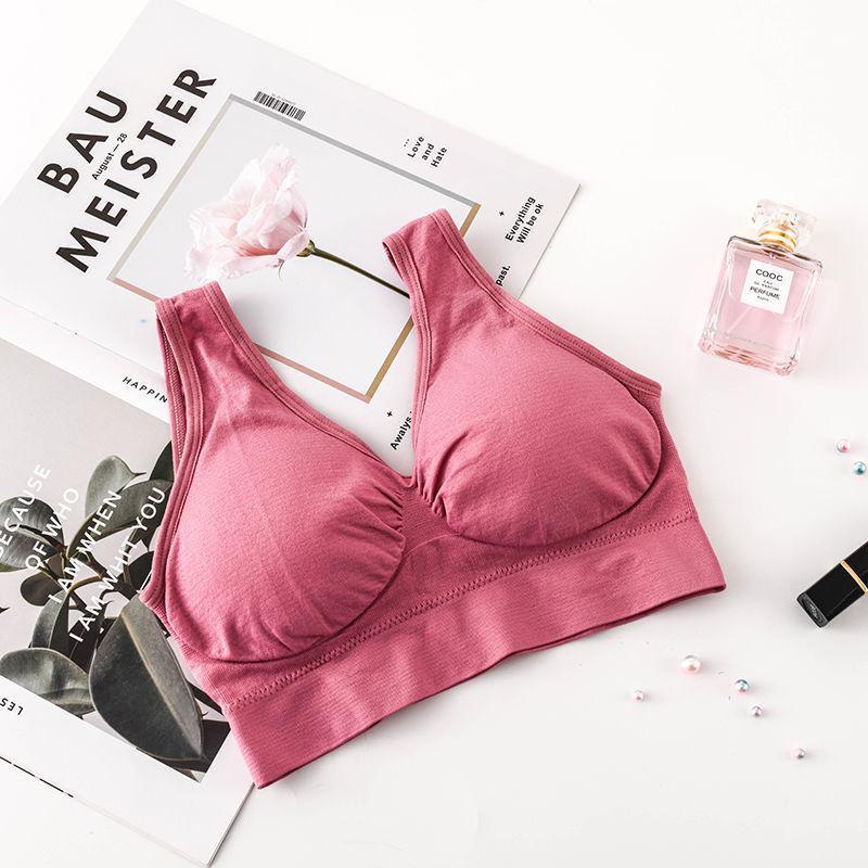 Large Unpadded Wireless Sports Sleep Bra