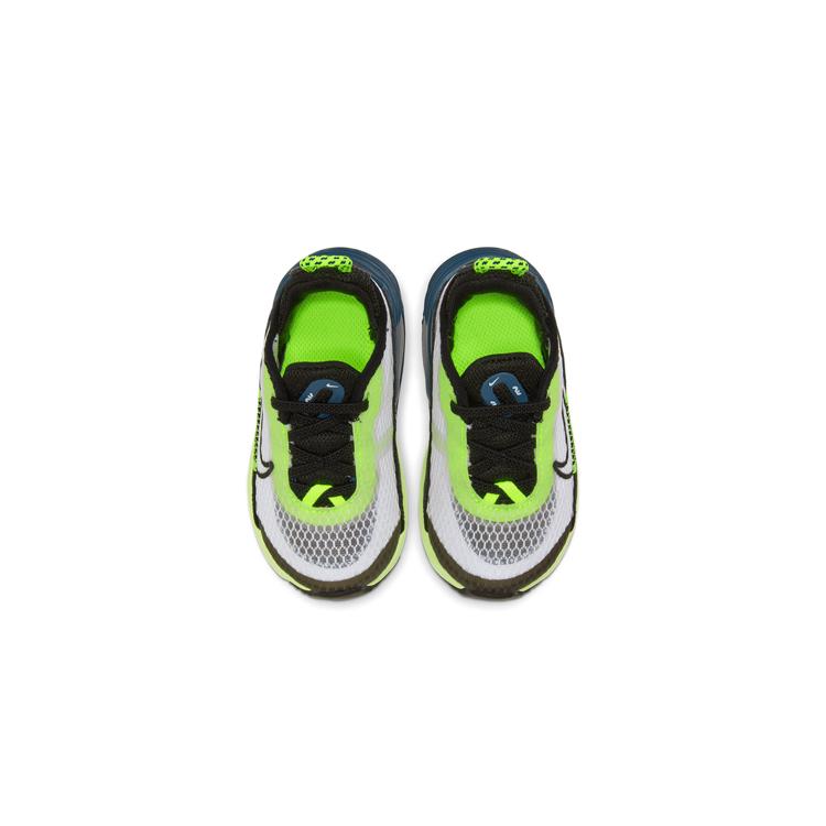 Nike Scarpe da Corsa Basse Resistenti all'Abrasione Air Max 2090 Giallo Blu per Neonati e Bambini CU2092-101