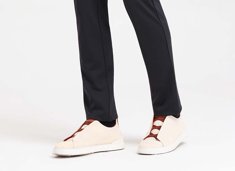 Langdeng Business Casual Pants Men's Straight Leg Pants