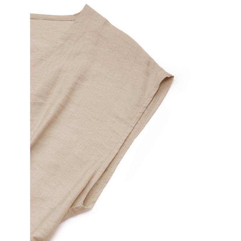 VEZFAA Damenmode Casual Sommer Frühling Einfarbig Druck Kurzarm V-Ausschnitt Hohe Taille Hosen Overalls & Strampler