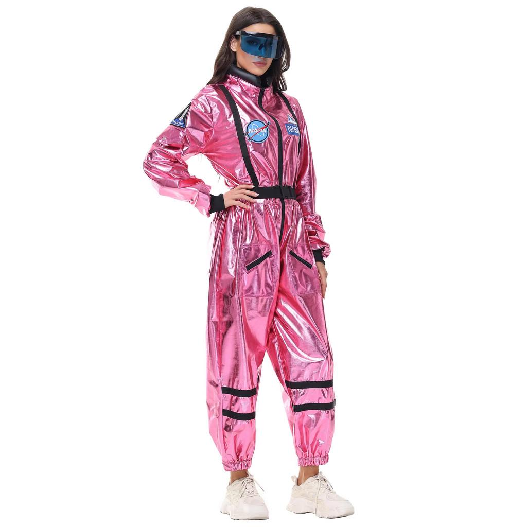 Traje de Cosplay Explorador Espacial para Mujer con Material de Algodón Disfraz para Fiesta de Halloween