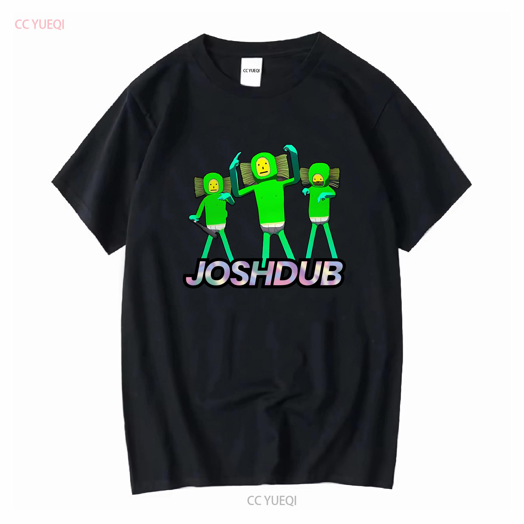 

JOSHDUB MERCH T SHIRT SIZE S 5XL vintage Washed Top For Everyday Wear designer clothes Slightly fashion Unisex homme graphic 4XL