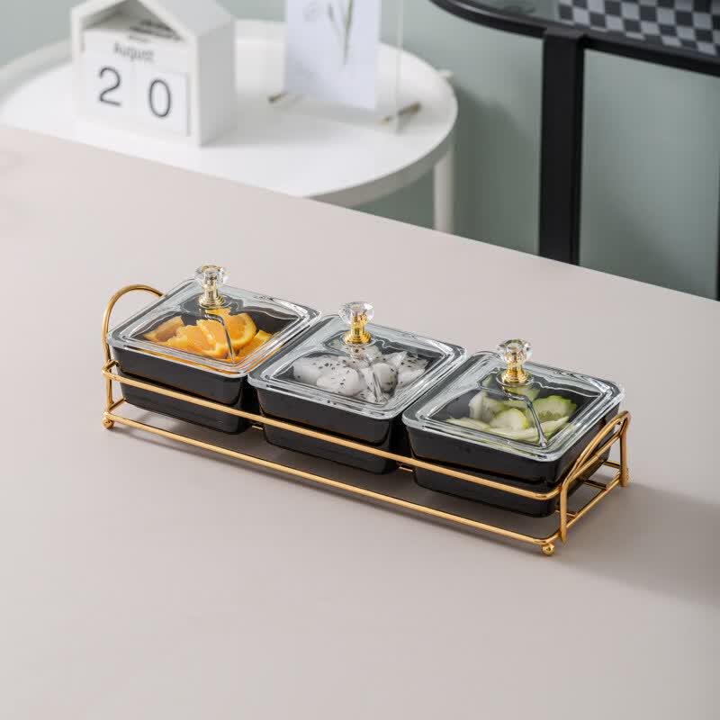 WUHE Melamine Divided Serving Platter