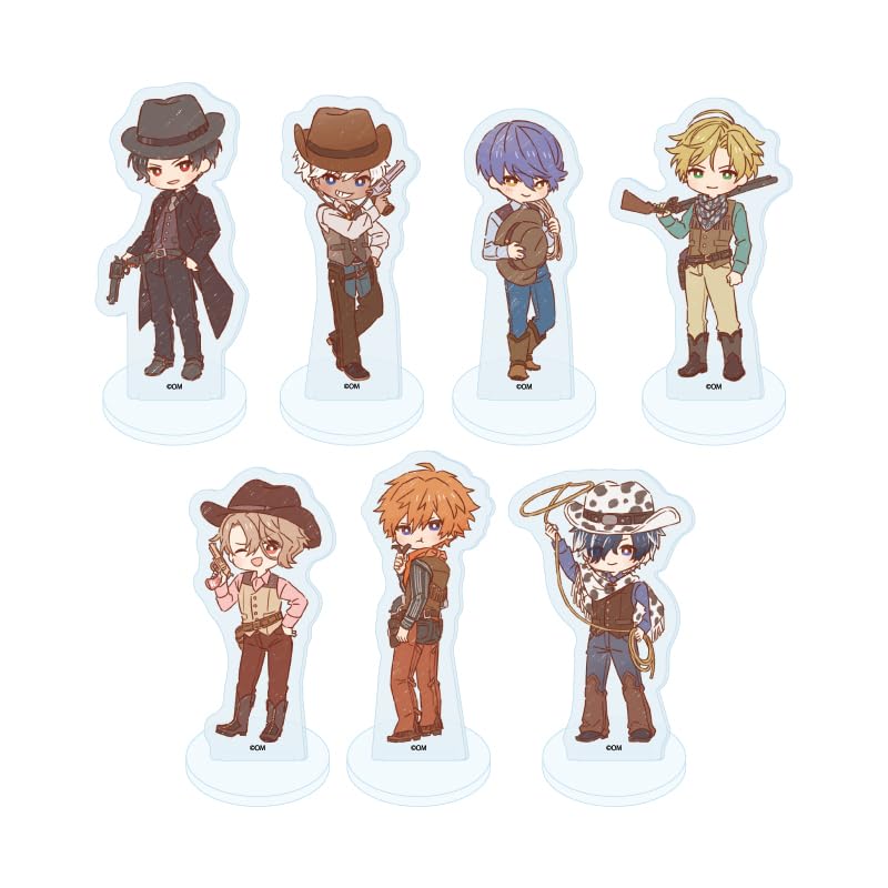 

Obey Me Nightbringer 13 Cowboy ver. [Retro Art Illustration] Acrylic Petit Stands (Box of 7)