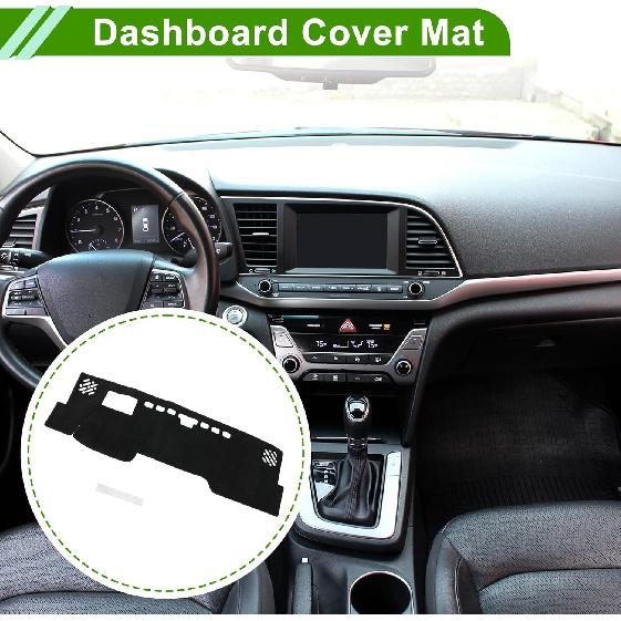 Dash Cover for Toyota Camry Xle Xse 2025-2026 with Hud Dashboard Cover Car Interior Anti-Slip/Anti Dust Polyester Black 1 Pcs