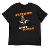 Sport T-shirts Hot Sale Nerd Leisure USA Size Future Dirt Biker Funny Motocross Gift for Kids Y Round Neck T-shirt clothing
