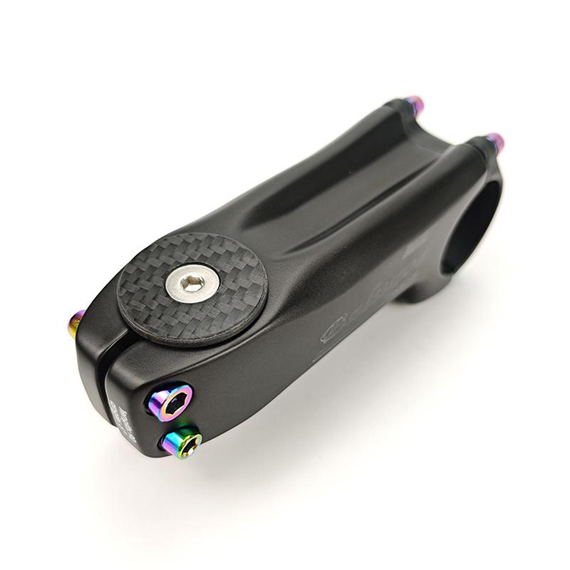 No Logo Bike Headset Top Cap Carbon Fiber Bike Stem Headset Cap With M6*30Mm Screw Bike Front Fork Top Cover Bike Parts