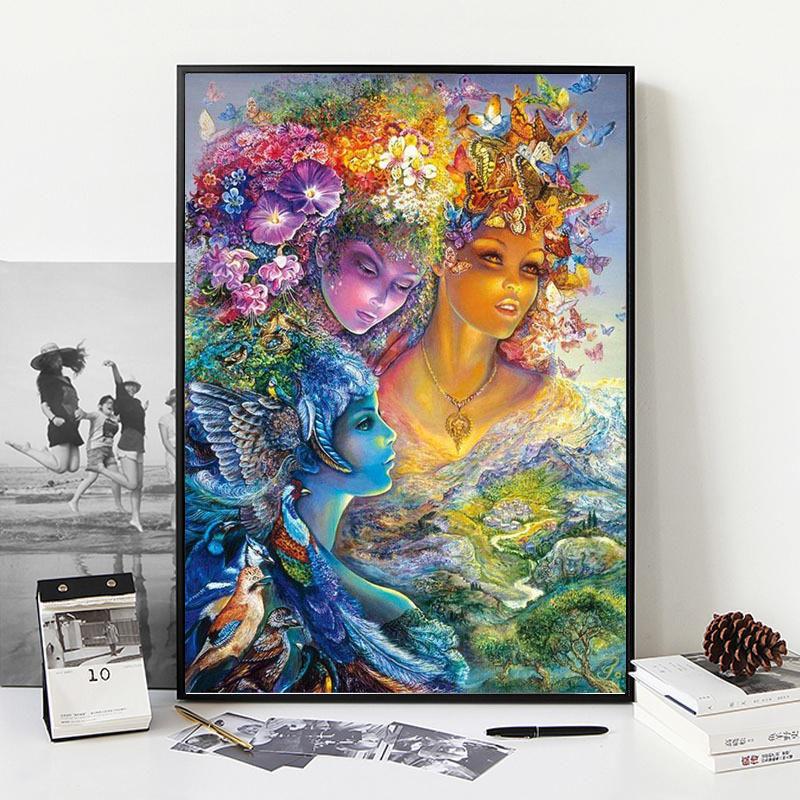 5D Diy Diamant Malerei Pflanze Elf Kreuzstich Set voller Diamant Stickerei Mosaik Kunst Bild von Strass Dekor Geschenk
