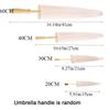 1Pcs Wedding Birthday for Baby Shower DIY Handmade Long-handle Painting Supplies Photography Prop Dance Prop Paper Umbrella
