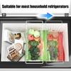 Pack of 2 Sturdy Freezer Baskets Metal Wire Storage Organizers For Refrigerator Fridge With Ventilated Designs