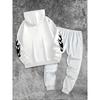 Men's Casual Pullover, Spring and Autumn Long Sleeved Sportswear Set, Casual Classic Cool Street Style, Suitable for Outdoor Wear