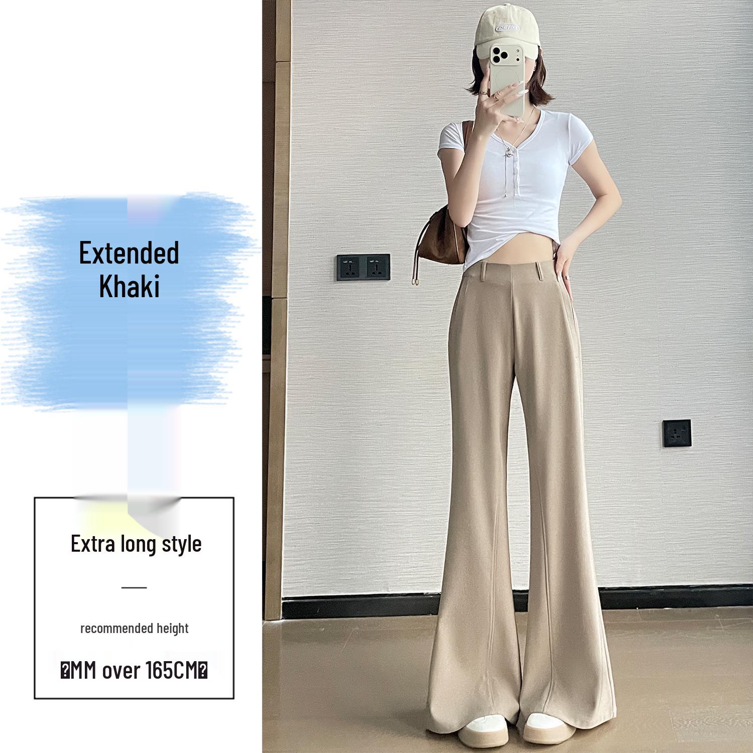 

Premium Western-Style Wide-Leg Trousers: High-Waisted, Micro-Flare, Floor-Length, Women s Spring/Summer 2026 Collection. Medium