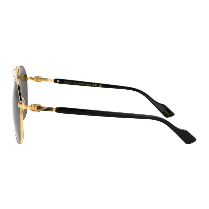 GUCCI Personality Simple and Stylish Alloy Aviator Sunglasses Men's