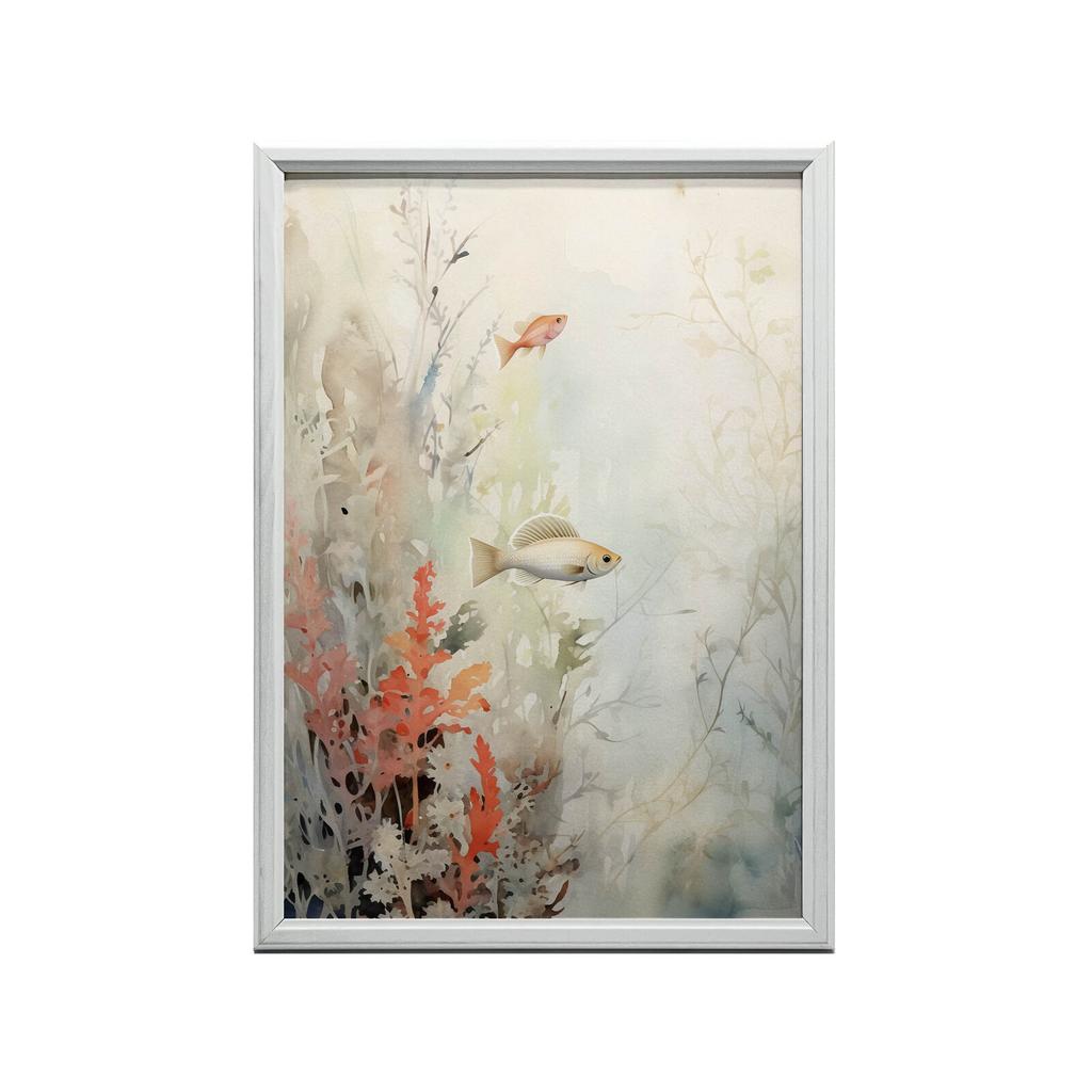 Miękkie Barwy Podmorskiego Raju Miękkie Barwy Podmorskiego Raju, 30X40 Cm, Bez Ramy, Papier Matowy 230 Gsm