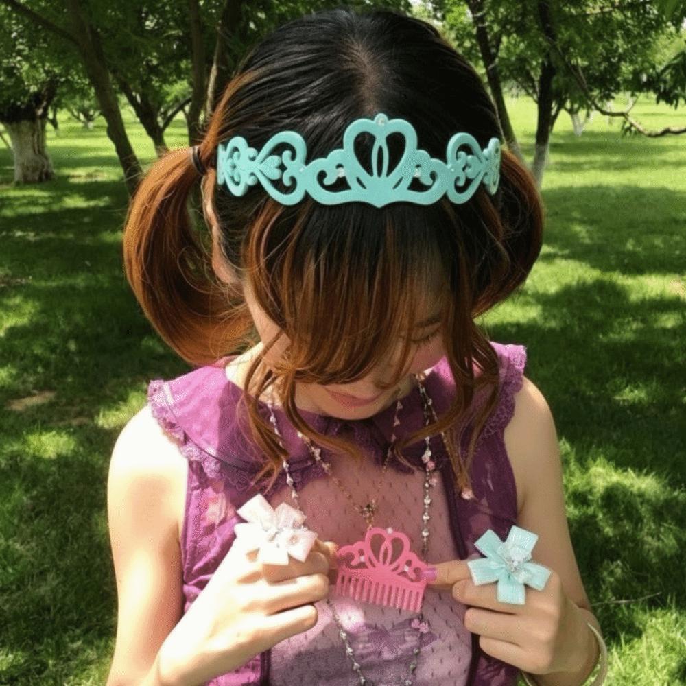 Diamond Ornament Vine Hair Accessory Acetic Acid Material Crown Hair Hoop Dress Up